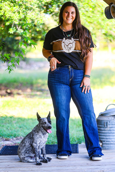 H-Ranch Tee-Midnight