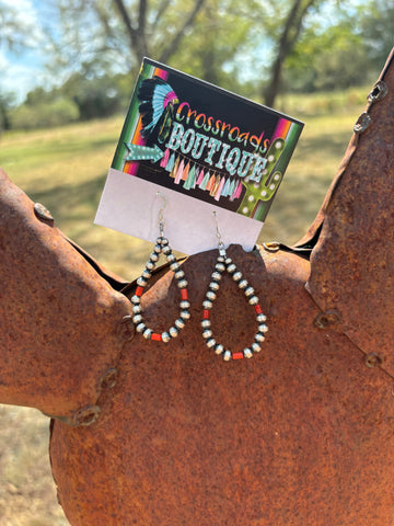 Coral Navajo Hoop