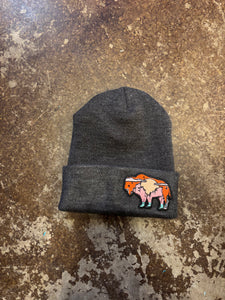 Charcoal Bison Beanie