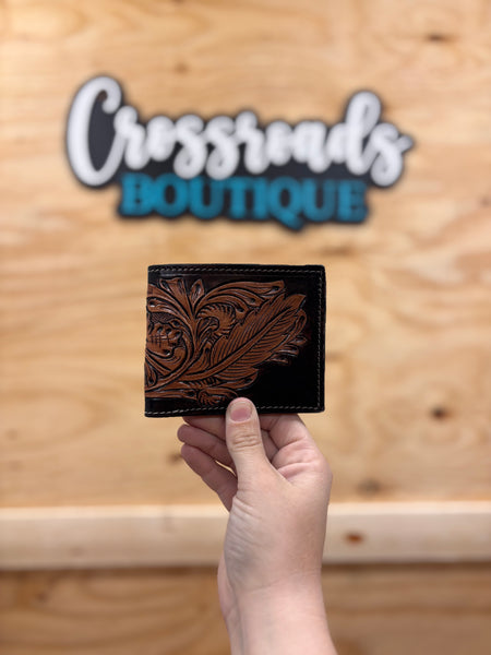 Bi-Fold Feather Wallet