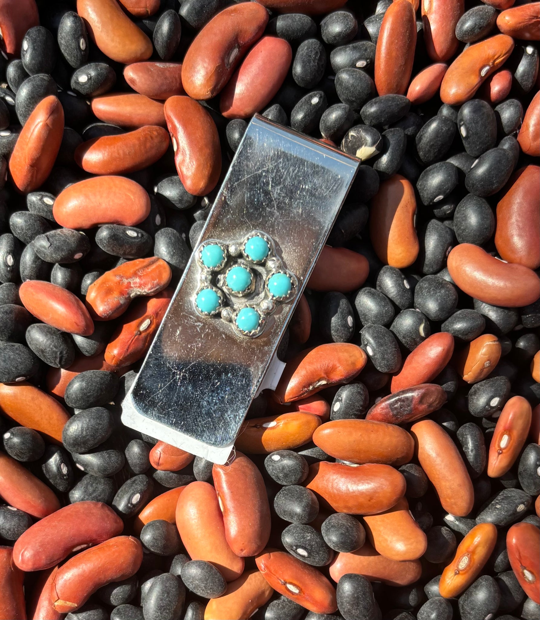 Dorothy Yazzie Kingman Flower Money Clip