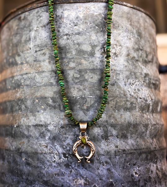 Navajo Sonoran & Kingman Naja Necklace