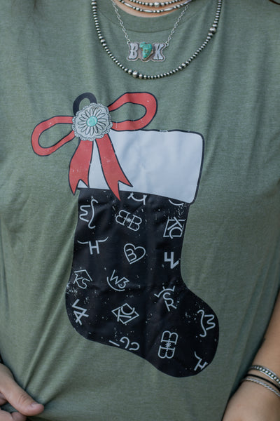 ADULT Branded Stocking Tee