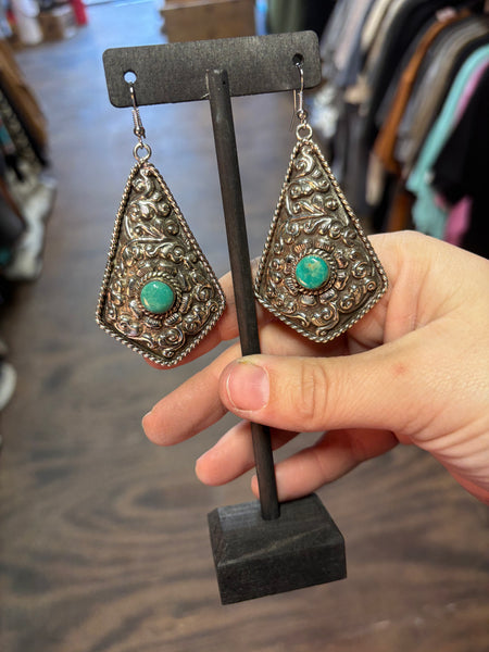 Tibet Offset Diamond Earring