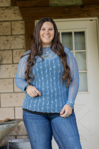 Lariat Lace-Denim