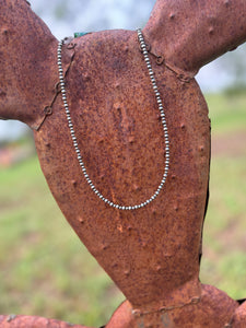 3/4MM Alternating Navajo Necklace