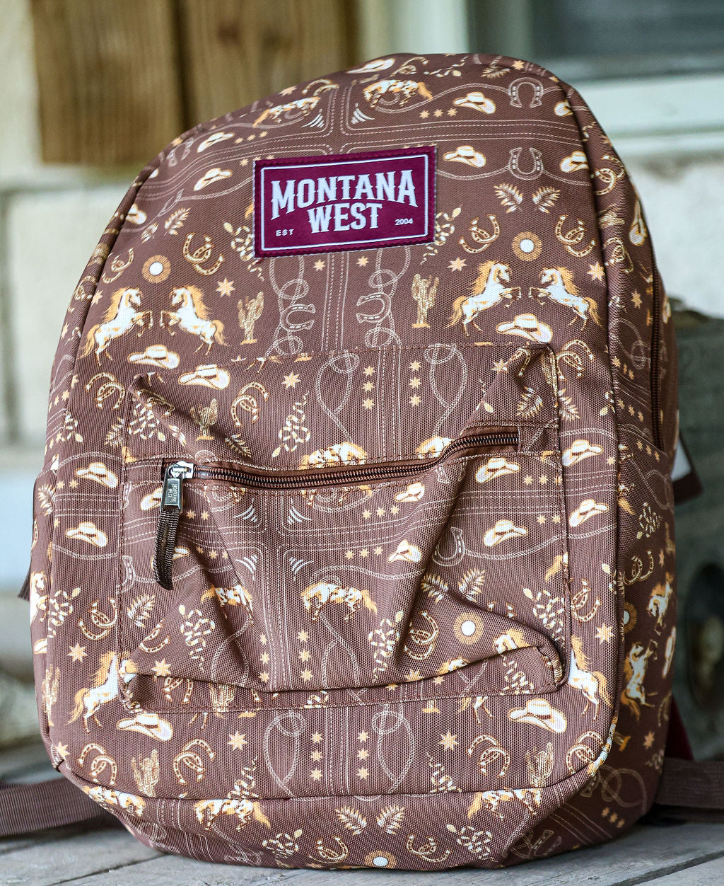 Western Collage Backpack