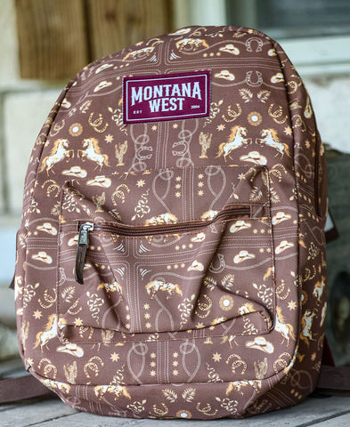 Western Collage Backpack