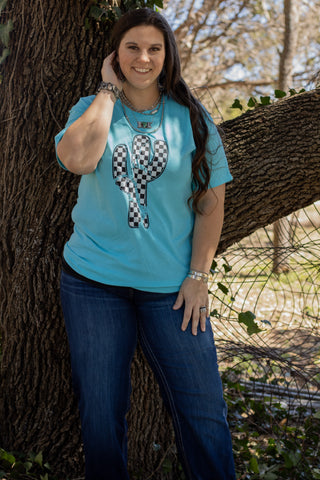 Carribean Grunge Cactus Tee