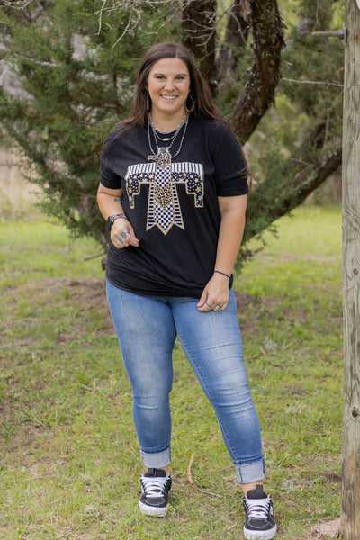Patterned Thunderbird Tee