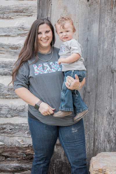 Red, White & Blue Mama Aztec