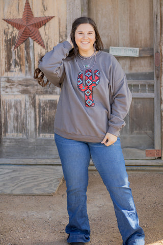 Loomed Cactus Sweatshirt