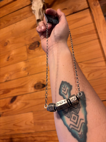 XLarge Barrel Bead Necklace