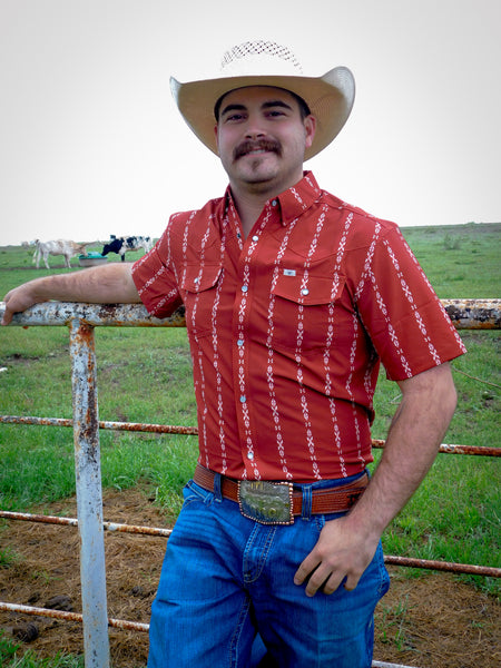 The Maverick in Red-SS Snap Shirt