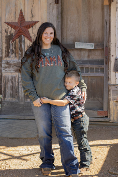 Vintage Tooled Mama Sweatshirt