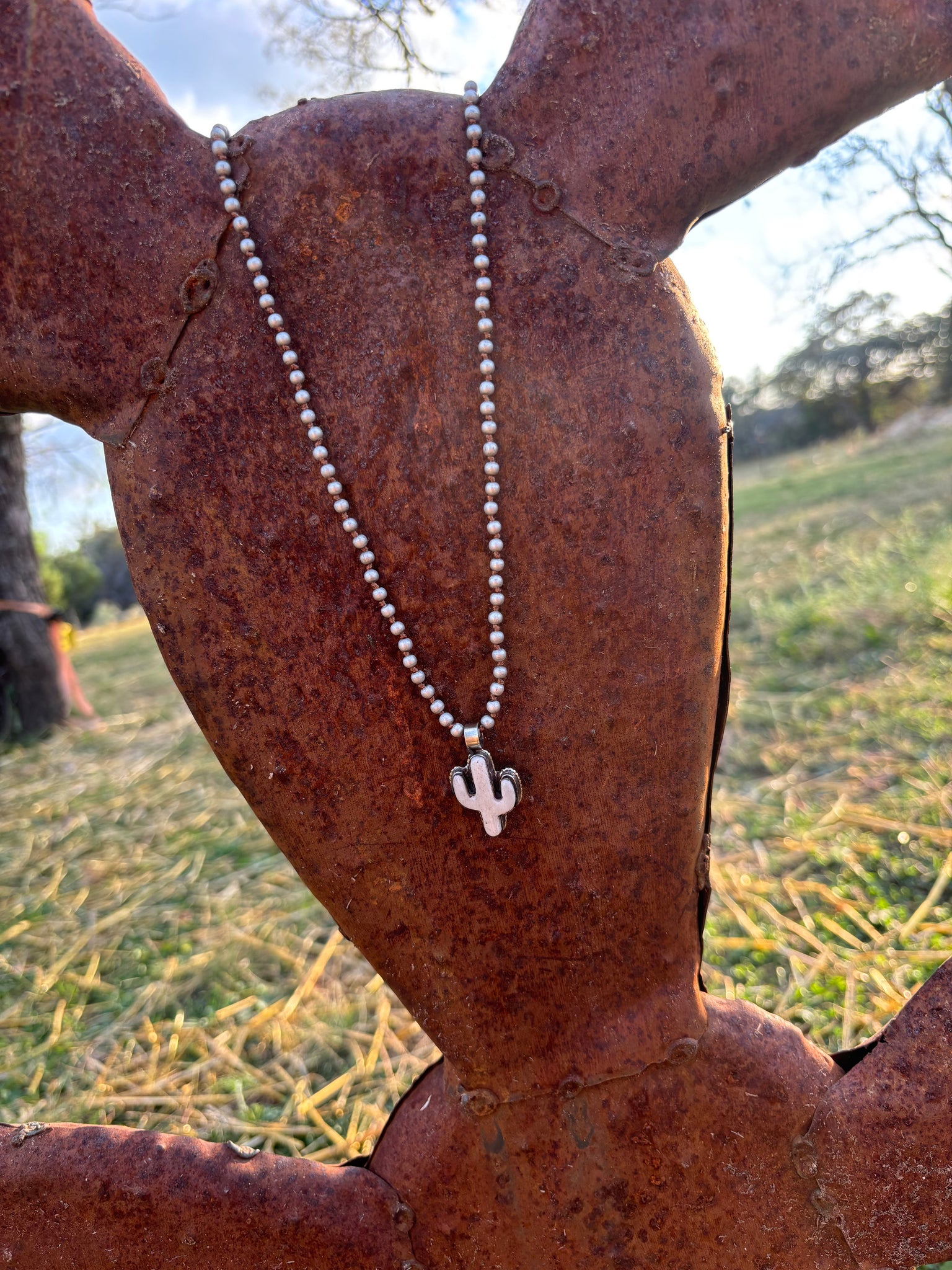 Tibet Antler Cactus Necklace