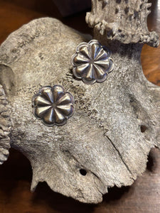 Joan Begay Silver Dollar Studs