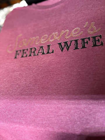 Someone's Feral Wife-Burgundy