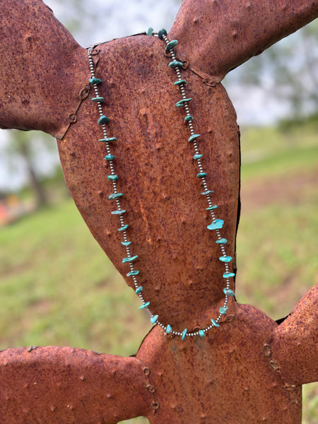 26" Navajo Pearl with Turquoise