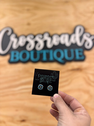 Small Zuni Stud Earrings