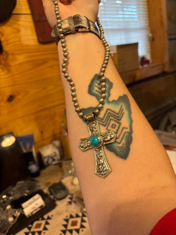 Tibet Hyo Cross Necklace