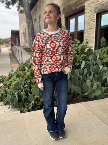 Multi Color Aztec Sweater