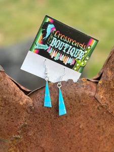 Mary Yazzie Kingman Dangle Earrings