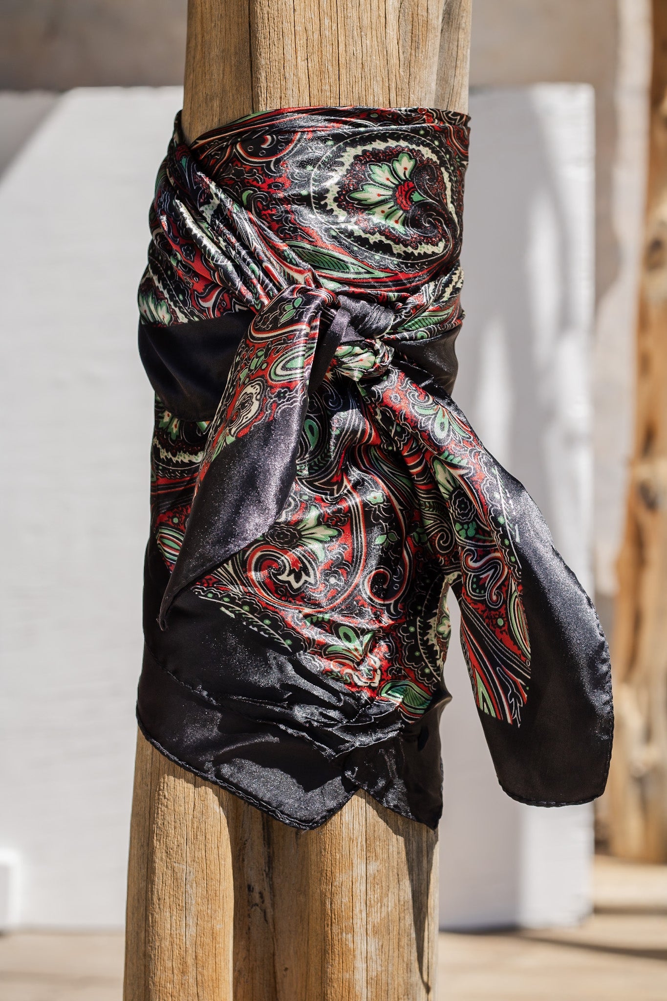 Christmas Paisley Wild Rag