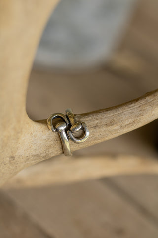 Double Bit Stacker Ring