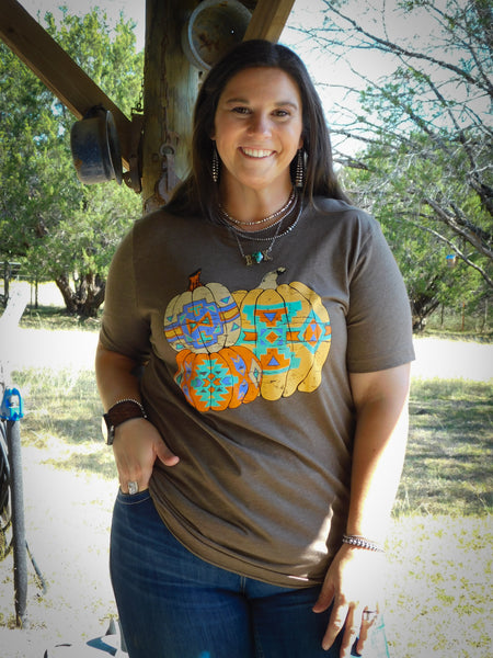 Aztec Pumpkin Tee