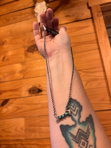 Kingman Arrow Necklace