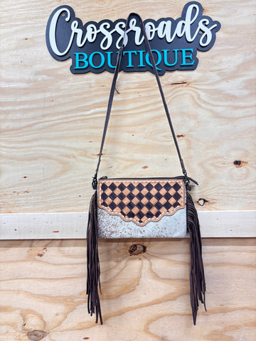 Checkered Crossbody