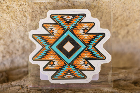 Geo Aztec Sticker