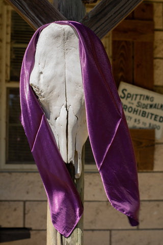 Plum Purple Wild Rag