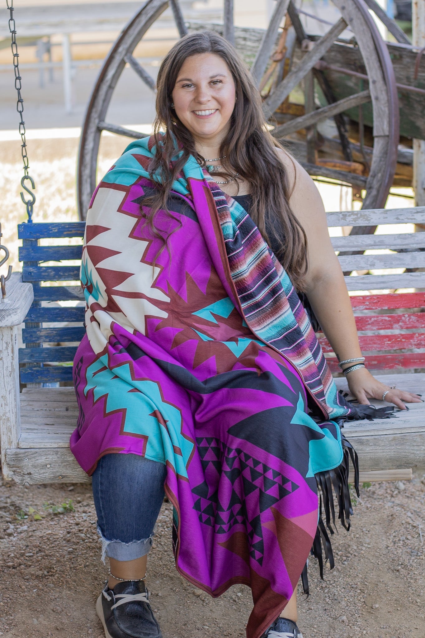 Serape Cowgirl Blanket