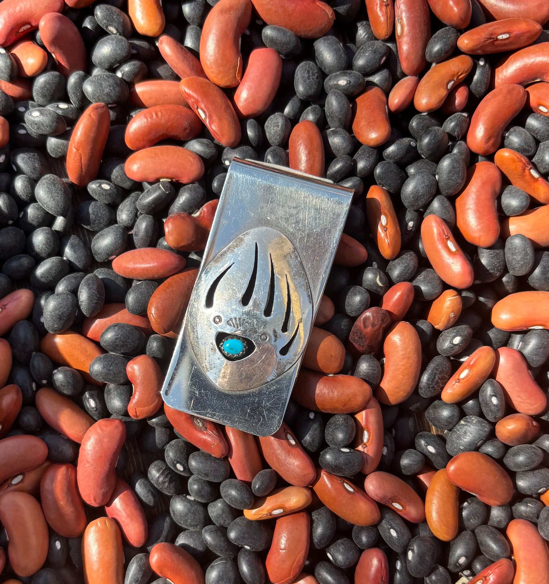 Ervin Begay Large Bear Claw Money Clip