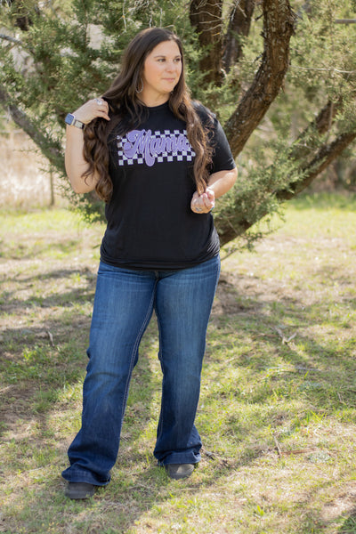 Purple Checkered Mama