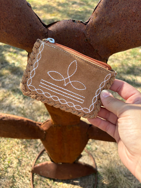 Boot Stich Coin Pouch