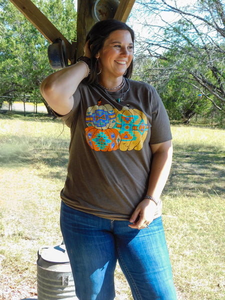 Aztec Pumpkin Tee