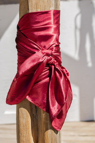 Burgundy Wild Rag