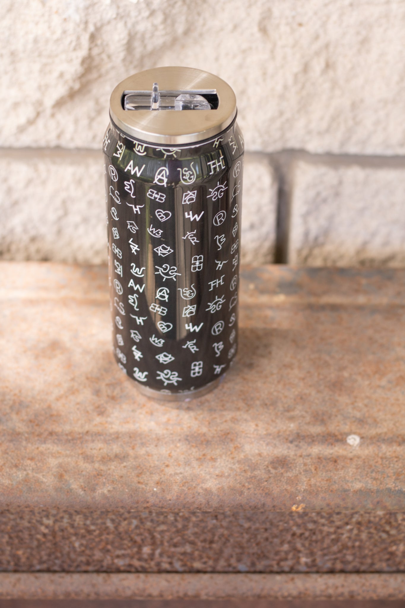 Branded Flip Up Straw Cup