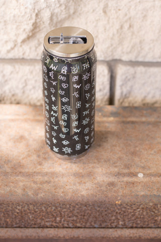 Branded Flip Up Straw Cup