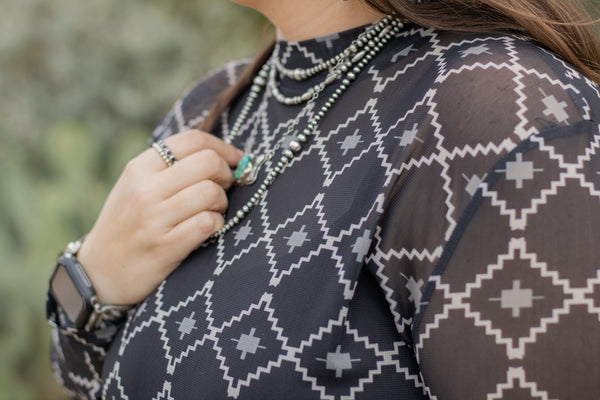 Country Nights Mesh Top