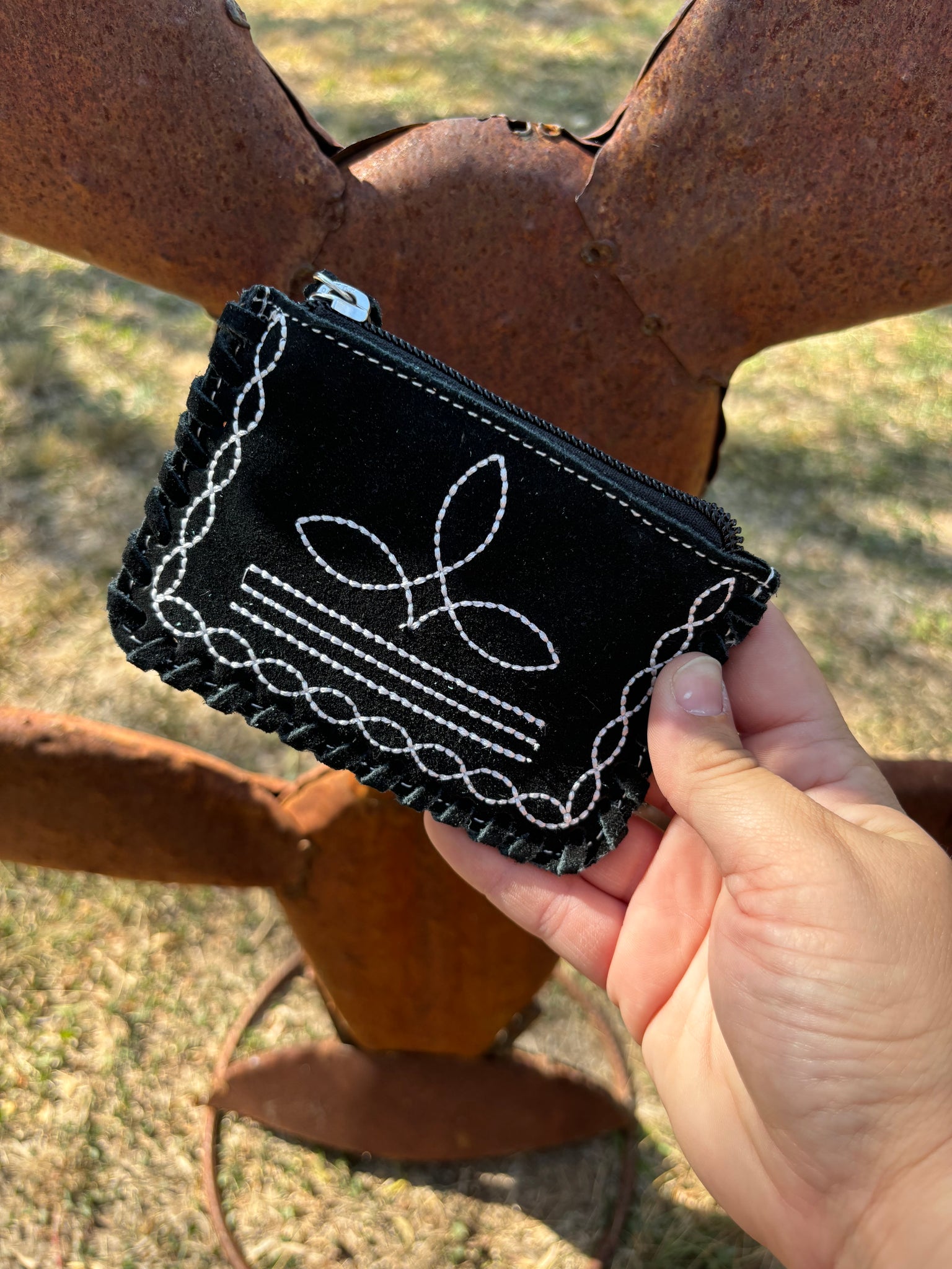 Boot Stich Coin Pouch