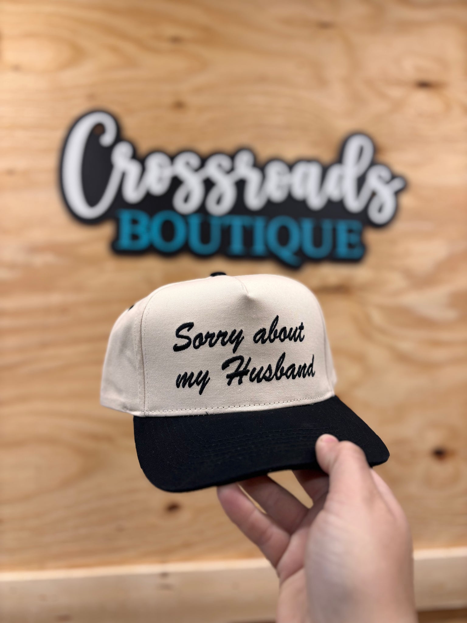 Sorry About My Husband Trucker Hat