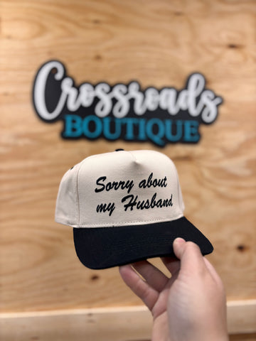 Sorry About My Husband Trucker Hat