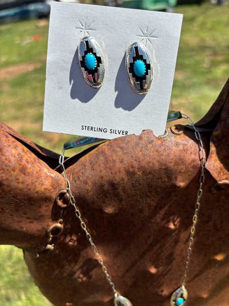Shadow Box Turquiose Felix Yazzie Necklace