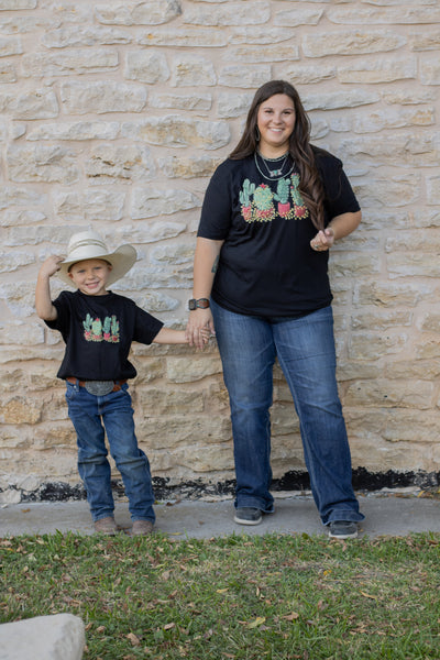 KIDS Lit Potted Cactus Tee