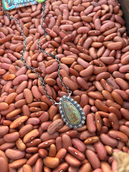 Scott Skeets Royston Teardrop Necklace