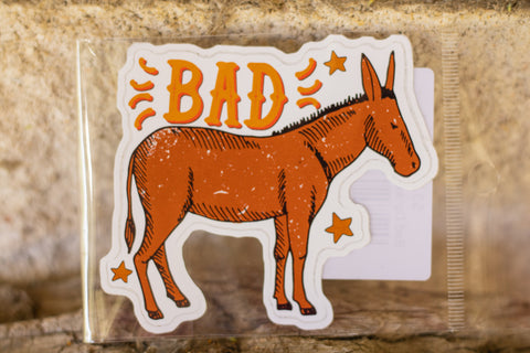 Bad Donkey Sticker
